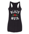 Blaze Mota Triblend Racerback Tank - Black