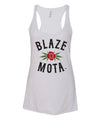Blaze Mota Triblend Racerback Tank - White