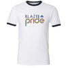 Blaze Pride 50/50 Crewneck Ringer T-Shirt